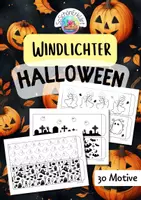 Vorschau - Mal- und Bastelvorlagen - Windlichter - Halloween - Deckblatt
