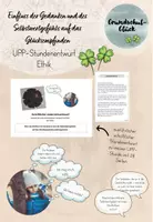Vorschau - Stundenentwürfe - UPP Stundenentwurf Glück - Ethik Klasse 3/4 - Deckblatt