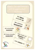 Vorschau - Stationenlernen - Materialpaket Stationskarten, Haltestelle, Regeln für die Partner und Gruppenarbeit - Seite 1