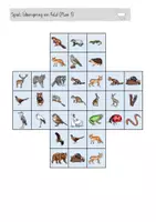 Vorschau - Unterrichtsreihen - Spiel Überspring das Feld (einheimische Wildtiere) - Seite 1