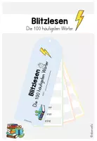 Vorschau - Merkblätter - Lesefächer Blitzlesen - Die 100 häufigsten Wörter - Deckblatt