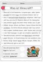 Vorschau - Arbeitsblätter - Text der Woche - MINECRAFT / Lesetext / Lesekonferenz - Seite 2