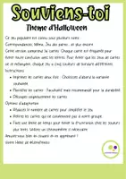 Aperçu - Jeux - Halloween Souviens-toi | Cartes d'images ABC | Cartes de révision - Page 2