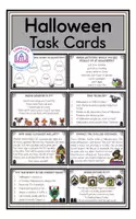 Προεπισκόπηση - Φυλλάδια - Halloween Task Cards - Εξώφυλλο