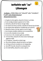 Vorschau - Arbeitsblätter - Übungen: Konzessivsätze (obwohl ,trotzdem ) - Seite 3