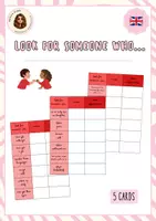 Aperçu - Jeux - Look for someone who... - Page de couverture