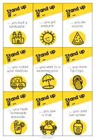 Vista previa - Juegos / Gamificación - Summer holidays - Stand up if ... (Warm-up game) - página 3