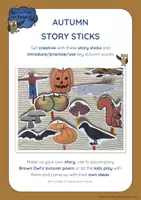 anteprima - Materiale interattivo - Brown Owl's Autumn - Story Sticks - Pagina di copertina
