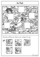 Vorschau - Arbeitsblätter - Wimmelbild: Herbst im Park - Seite 3
