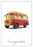 Vista previa - Hojas de trabajo - PACK Fichas transportes LETRA LIGADA ES-EN - página 3