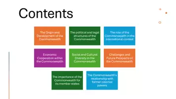 Vorschau - Präsentationen/Tafelbilder - International Politics of the Commonwealth - Presentation - Seite 3