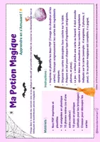 Aperçu - Apprentissages en autonomie - Ma potion magique - Page 1