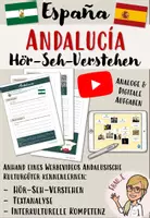 Vorschau - Arbeitsblätter - Andalucía: Hör-Seh-Vestehen / Einstiegsstunde - Deckblatt