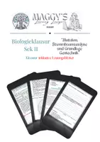 Vorschau - Arbeitsblätter - Biologieklausur "Mutation, Stammbaumanalyse ..." - Deckblatt