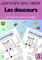 Vorschau - Arbeitsblätter - Materialpaket- manger et boire - les mots croisés en images (Kreuzworträtsel) - Seite 1