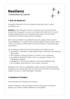 Vorschau - Arbeitsblätter - RESILIENZ - 10 Arbeitsblätter - Seite 1