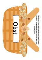 Vorschau - Fördermaterial/Inklusion - Obst- und Gemüsesorten - mit und ohne Silbenschreibung - Seite 3