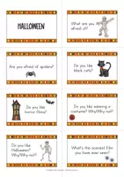 anteprima - Esercizi - Halloween Speaking Cards; Carte parlanti (Inglese) - Pagina 1