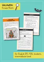 anteprima - Esercizi - Halloween Escape Room - 2a e 3a media (Inglese) - Pagina 1