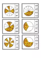 Vorschau - Aufgabenkarten - Brüche mit Pizza: Klammerkarten zum Üben und Verstehen - Seite 3