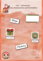 Vorschau - Arbeitsblätter - DaZ - Wortschatzerweiterung "Weihnachten" - Deckblatt