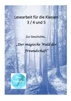 Vorschau - Arbeitsblätter - Lesetest / Lesearbeit für die Klassen 3, 4, und 5 - Deckblatt
