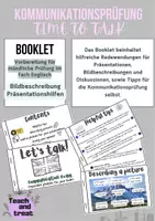 Vorschau - Merkblätter - Let’s talk - Booklet - Kommunikationsprüfung - oral exam - Deckblatt