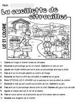 Aperçu - Feuilles d'exercices - Lis et colorie 6 scènes automne et Halloween - Page 2