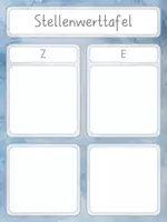 Vorschau - Fördermaterial/Inklusion - Stellenwerttafel bis 100 - 22 Vorlagen - 1.Klasse & 2. Klasse - Seite 2
