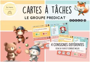 Aperçu - Fiches - CAT - Le prédicat - Page de couverture
