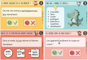 Aperçu - Fiches - CAT - Le prédicat - Page 1