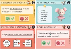 Aperçu - Fiches - CAT - Le prédicat - Page 3