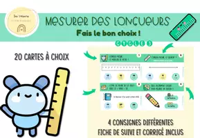 Aperçu - Fiches - Mesures de LONGUEURS - Page de couverture