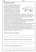 Vorschau - Arbeitsblätter - Vom Eisbären zum Haus - Deckblatt