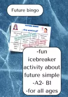 Aperçu - Jeux - Bingo du Future - Jeu en classe d'anglais - Page de couverture