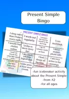 anteprima - Giochi - Bingo del Present Simple - Divertente gioco in classe di ESL - Pagina di copertina