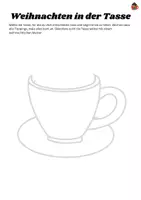 Vorschau - Mal- und Bastelvorlagen - Kunst: Weihnachten in der Tasse (45 Minuten, Vertretung) - Seite 3