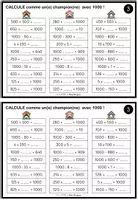Aperçu - Fiches - Carnet : s'exercer avec les opérations - Page 3