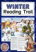 Vorschau - Arbeitsblätter - Lesespurgeschichte Winter Englisch - Deckblatt