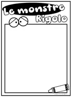 Aperçu - Feuilles d'exercices - Je lis et dessine MONSTRE et SORCIÈRE - Page 2