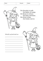 Vorschau - Arbeitsblätter - Halloween DAZ - Seite 2