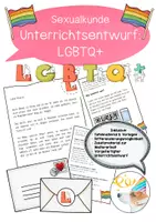 Vorschau - Stundenentwürfe - Sachunterricht: Sexualkunde Unterrichtsentwurf LGBTQ+ - Deckblatt