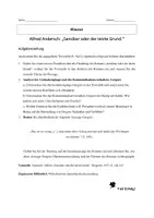 Vorschau - Arbeitsblätter - Klausur - Sansibar oder der letzte Grund - Alfred Andersch - Mit EWH! - Seite 1