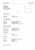 Vorschau - Stundenentwürfe - 128 Bewerbungstraining 6 - Beispiele Lebenslauf - Seite 2