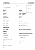 Vorschau - Stundenentwürfe - 128 Bewerbungstraining 6 - Beispiele Lebenslauf - Seite 3