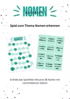 Vorschau - Spiele - Spiel zum Thema Nomen erkennen - Deckblatt