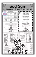 anteprima - Esercizi - Sad Sam - Halloween Poem & Activities - Pagina di copertina