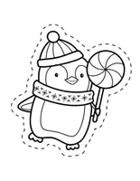 Vorschau - Mal- und Bastelvorlagen - CHRISTMAS - 30 Bilder zum Ausschneiden und Ausmalen - Seite 3