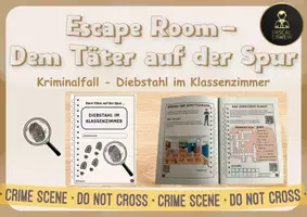 Vorschau - Stundenentwürfe - Escape Room - Dem Täter auf der Spur - Deckblatt