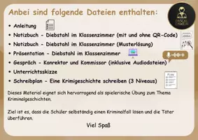 Vorschau - Stundenentwürfe - Escape Room - Dem Täter auf der Spur - Seite 1